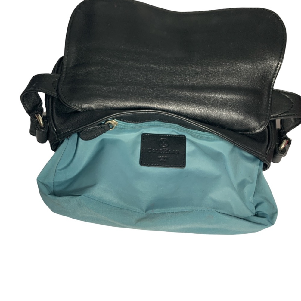 Cole Haan  women  Pure Luxury Leather Black satchel Shoulder Bag - Picture 9 of 14